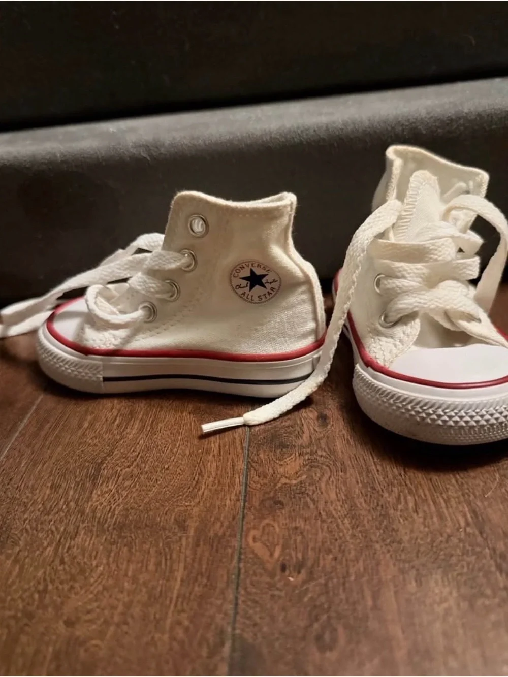 Converse Baby White High-Top Sneakers